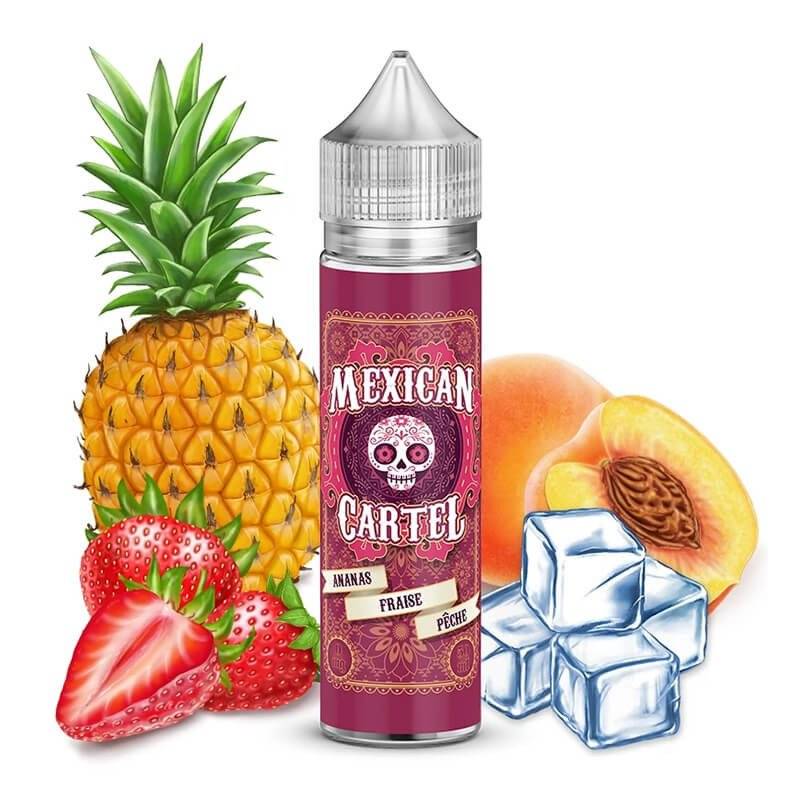 ananas-fraise-peche-50ml-mexican-cartel